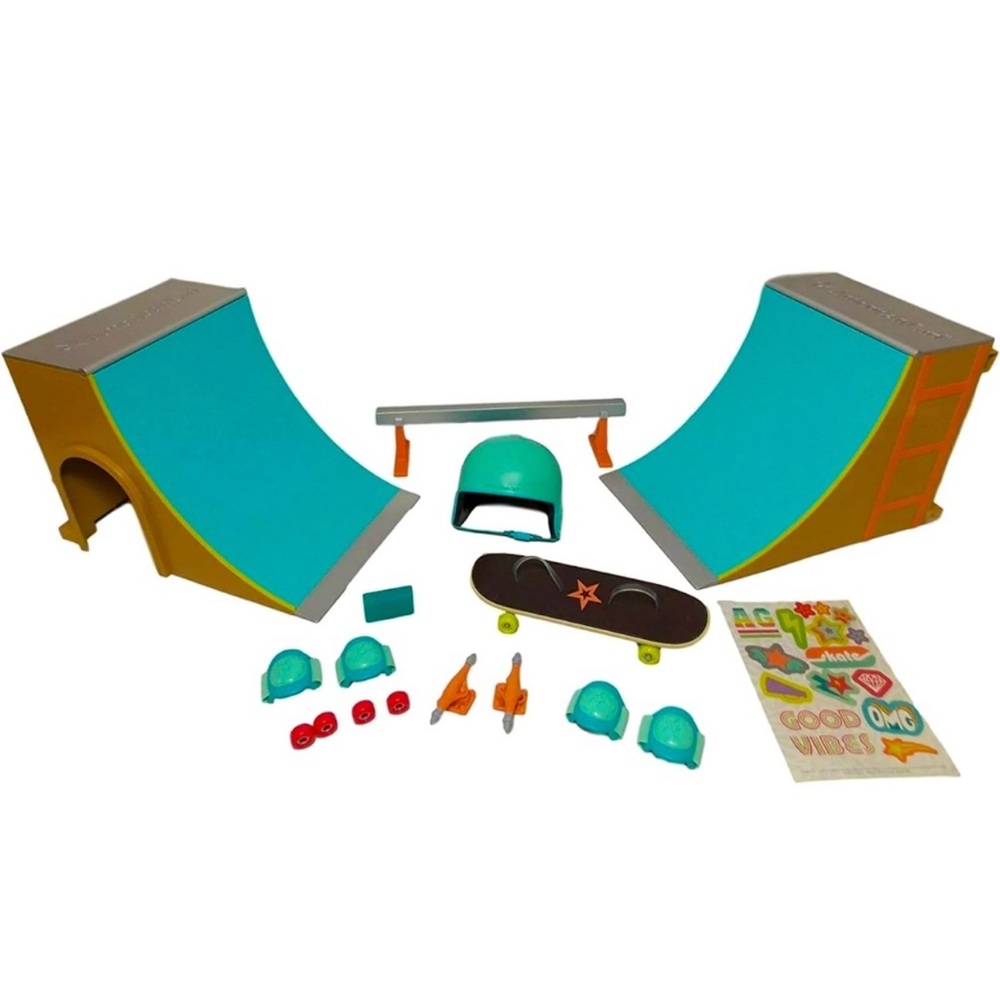 American Girl Skate Park Play Set Dolls Skateboard Sealed Box Gift